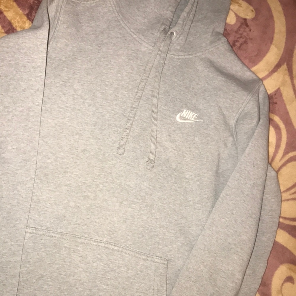 grey Nike hoodie